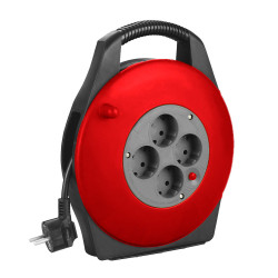 Multiprise enrouleur 4 prises 10m EMEJ8375
