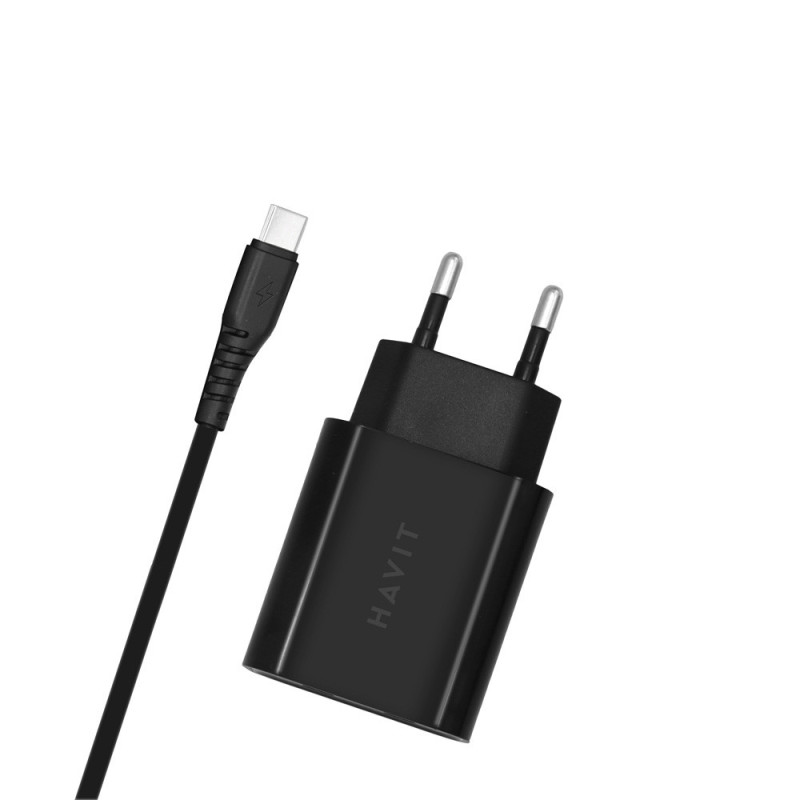 "HAVIT Chargeur 2 ports (USB-C+USB-A) 60W ST926EU "