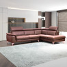 Canapé d'angle "ROX" HY-9133 Marron