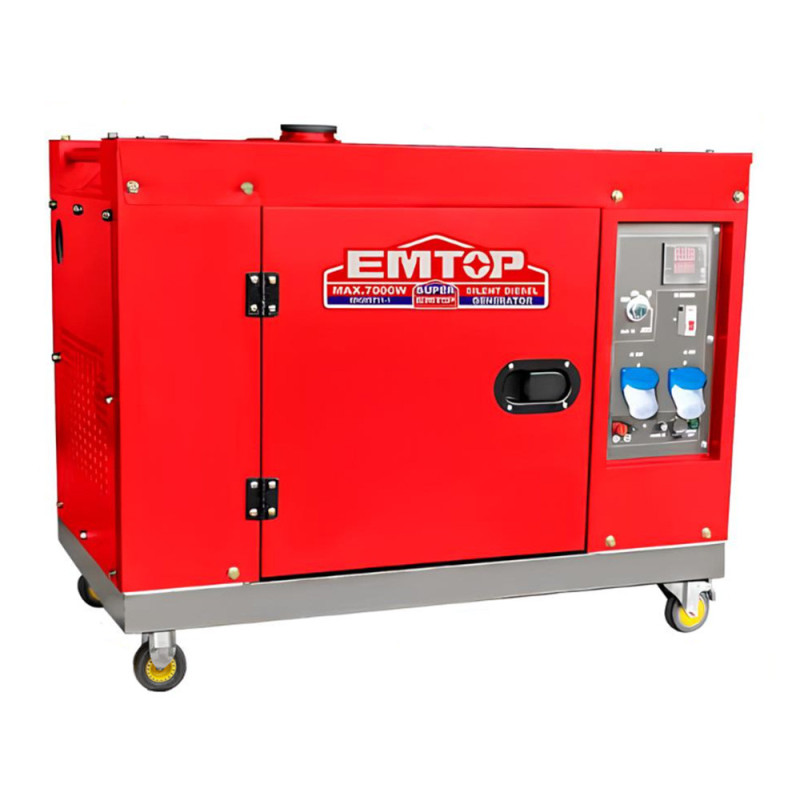 Groupe électrogène avec inverseur insonorisé diesel 7.0KVA EDGRS711-1