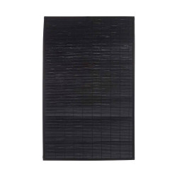 Tapis bambou latté noir