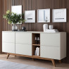 Buffet "NORONHA" 1.6M WHITE MATT/FREIJO