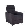 Fauteuil inclinable 01 place "JESS" CA-51 DARK GREY