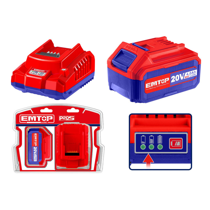 Kit de batterie et chargeur  ELBCPK1012