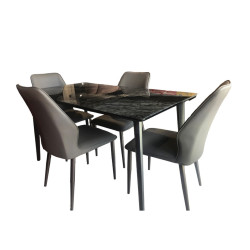 ENSEMBLE DE SALLE À MANGER ROYAL 1+4  DT205-261