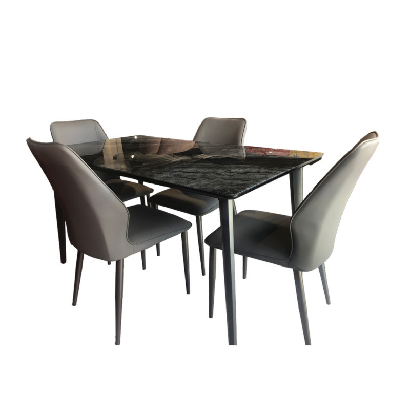 ENSEMBLE DE SALLE À MANGER ROYAL 1+4  DT205-261