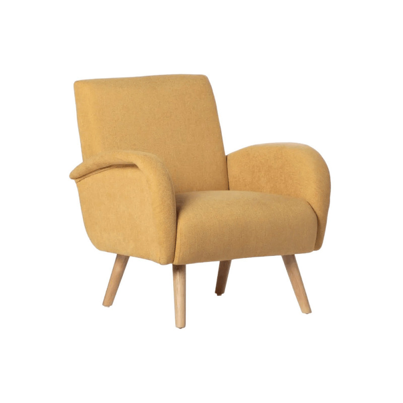 CANAPÉ  D'APPOINT MAXIME QH-8369KC JAUNE CLAIR