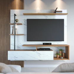 Table TV murale "MARAGOGI" FREUDO/SNOW WHITE