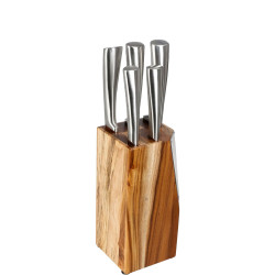 Bloc de couteau 5pièces ACACIA