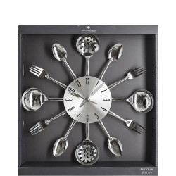 atmosphera Horloge "Ustensiles" D38cm 148460
