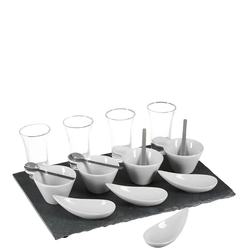 Set apéritif 17pièces ARDOISE 101973