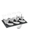 Set apéritif 17pièces ARDOISE 101973