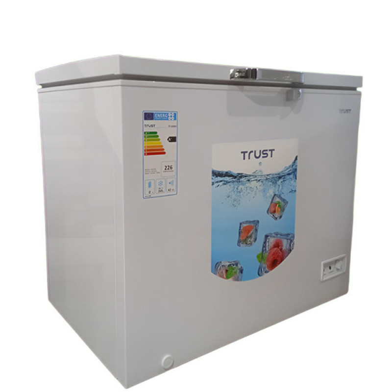 Congélateur coffre 265L avec porte vitrée TF-265AG