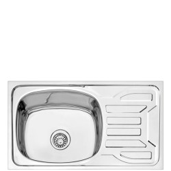 CERA Évier Inox Simple Bac DAKOTA B4512102MT – Spacieux et Robuste