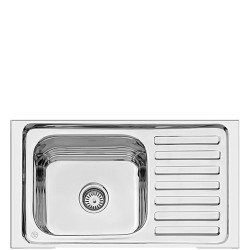 Evier Inox Simple Bac QUATRINO B4512123ML