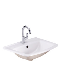 Vasque à encastrer CERA CONCORD S2030114 – Bords fins et moderne