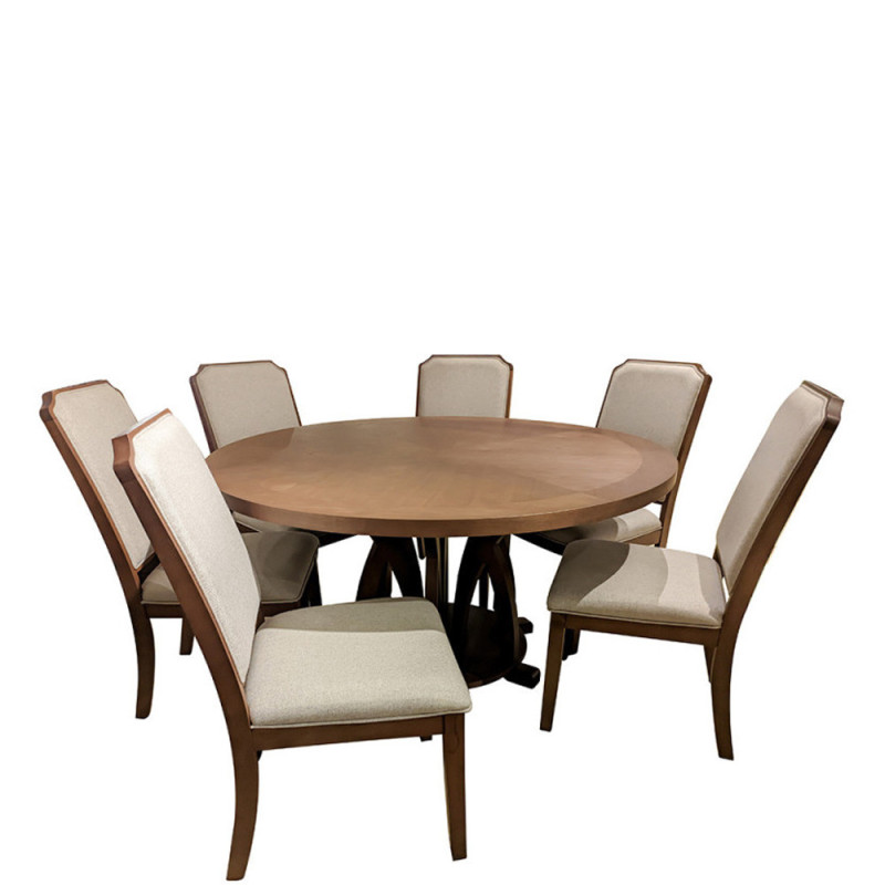 Table à manger "KIRA" 6 places KF3228DT