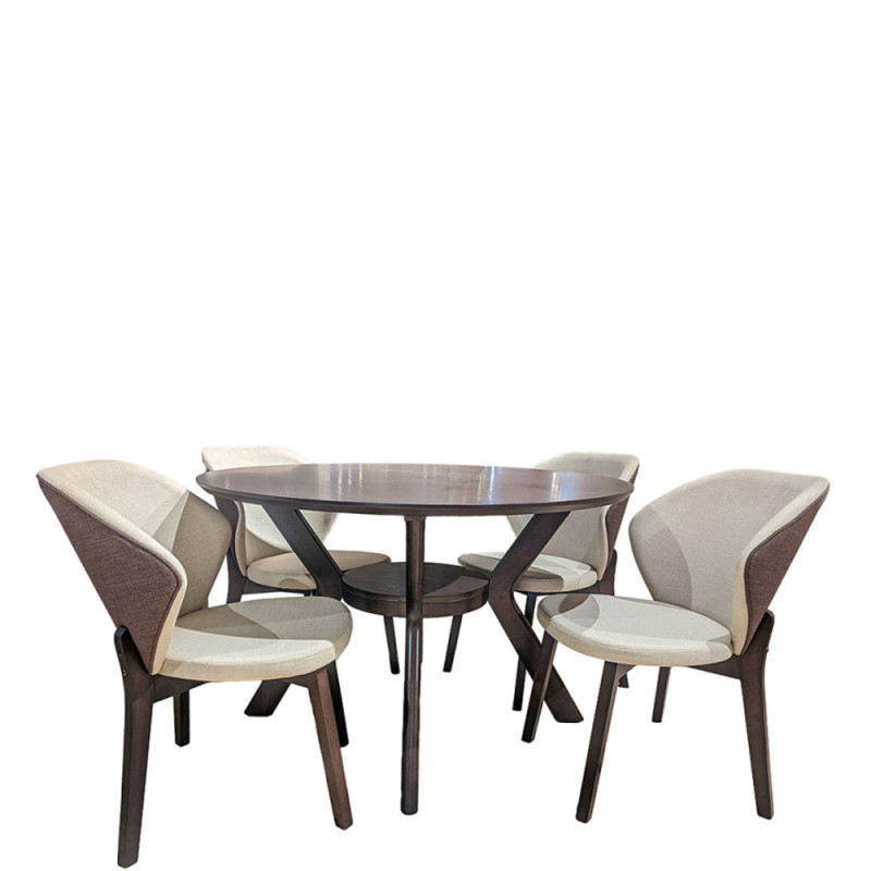 Table à manger "VALI" 4 places KF3186DT