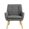 Fauteuil  "BELLONY" QH-8808K