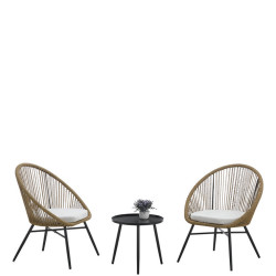 Salon de jardin 2+1 "ROXY" RC-2330/703
