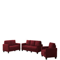 Salon "LANA" 3+2+1 LANA SF3400 RED