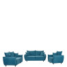 Salon "TRINITY" 3+2+1 BLUE KF1768
