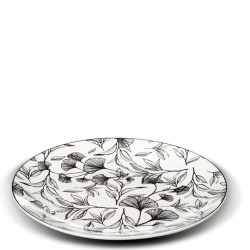Assiette dessert "BLACK FLORAL" D20 154848