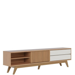 table TV "VENEZA"  OFF WHITE MATT