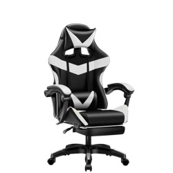 Chaise Gaming "FERARI" Noir et Blanc