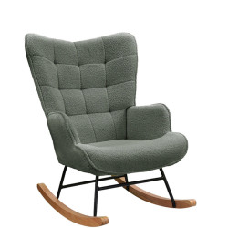 Fauteuil "YOLAND" QH-8336KYC - BLEU CLAIR