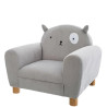 Fauteuil chat gris 158802B