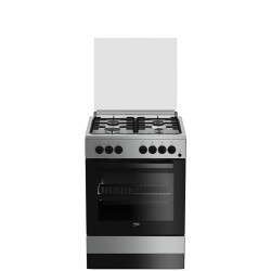 beko Cuisinière 4 feux FSE62110DX