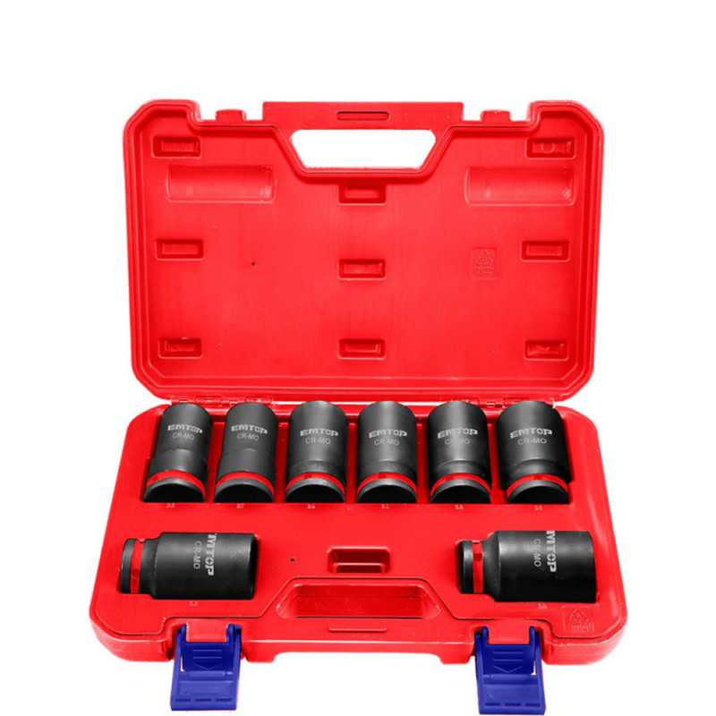 Jeu de douilles à chocs profonde 3/4" 8PCS EMSSD34082L