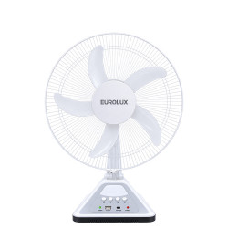 Ventilateur rechargeable EUROLUX 16" 3 Vitesses ERDF-RD3166E