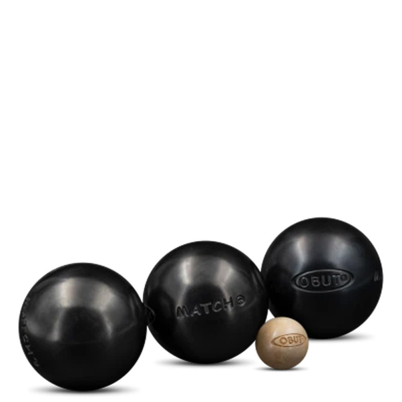 Jeu de 3 boules de pétanque  MATCH+ 73 690