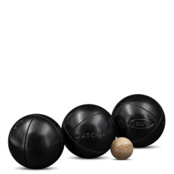 Jeu de 3 boules de pétanque  MATCH+ 74 690