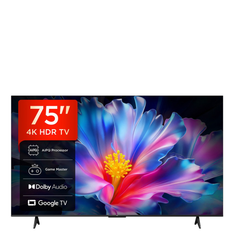 TV 75" SMART UHD 4K GOOGLE TV 75P6L