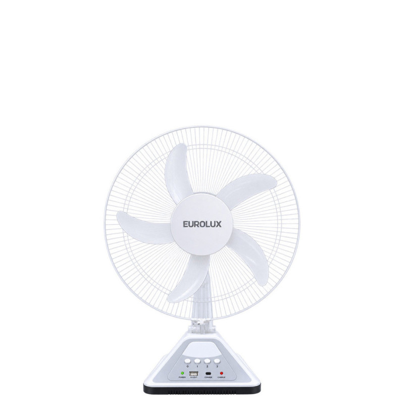 Ventilateur sur pied rechargeable EUROLUX 16" 3 Vitesses ERSF-RS8516DE
