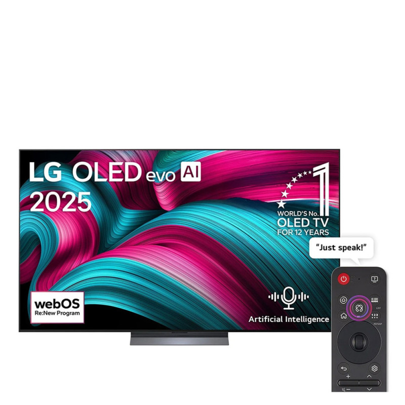 LG TV 77" OLED AI C5 4K SMART TV 2025 OLED77C56LA.AFAB