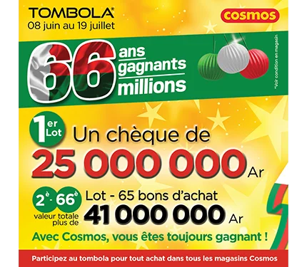 66 Ans, 66 millions, 66 Gagnants! 